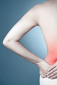Is é an pian leanúnach sa chúl íochtarach an dara céim den osteochondrosis